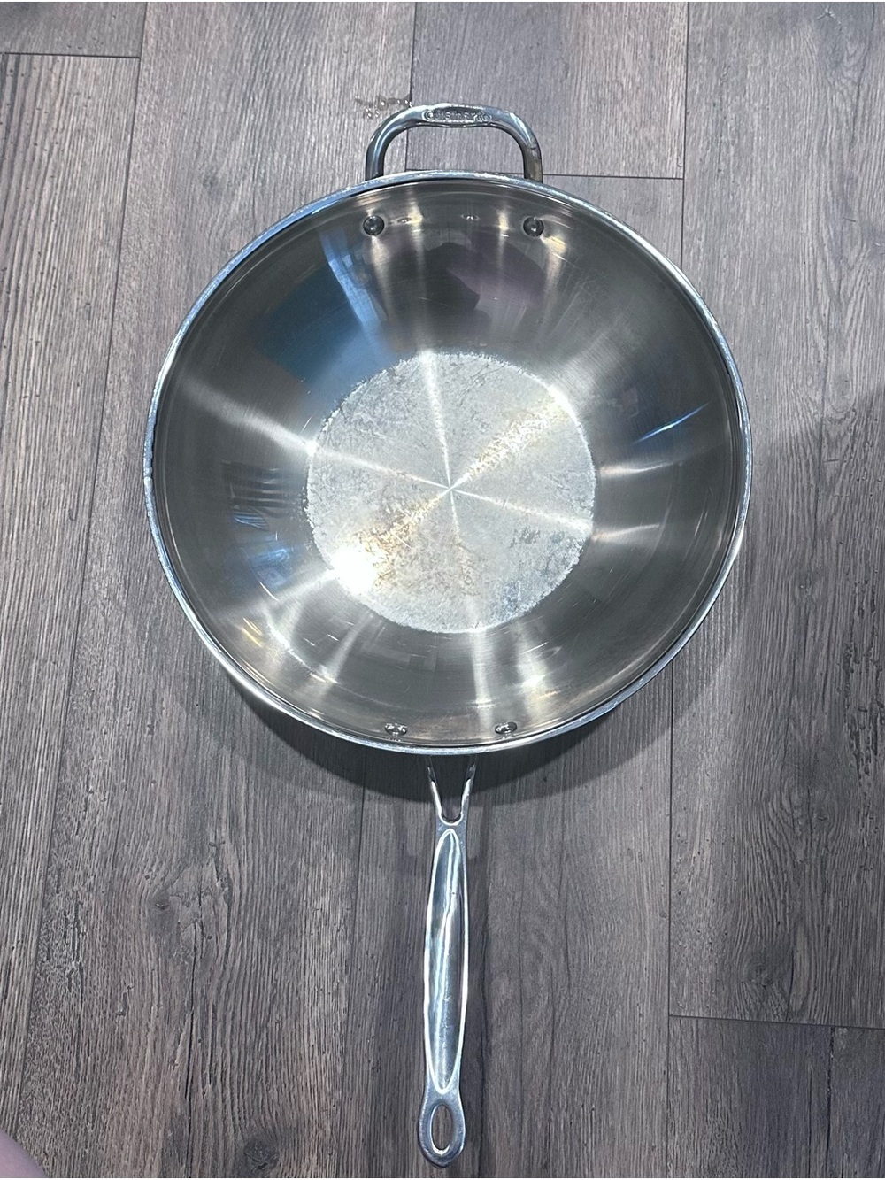 Cuisinart Stainless Steel Wok ~ Silver